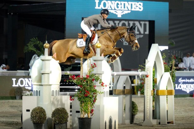 Springfout houdt Celine Schoonbroodt-De Azevedo van winst in de CSI3* GP van Bedizzole