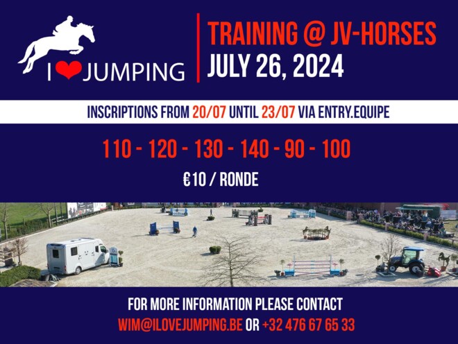 Trainingswedstrijd bij JV Horses 26 Juli