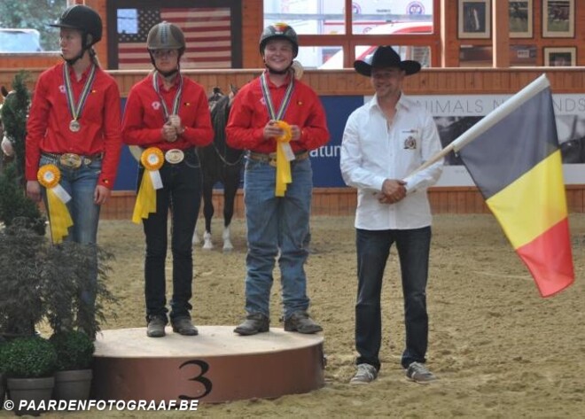 EK Reining: brons voor juniors & Young Rider
